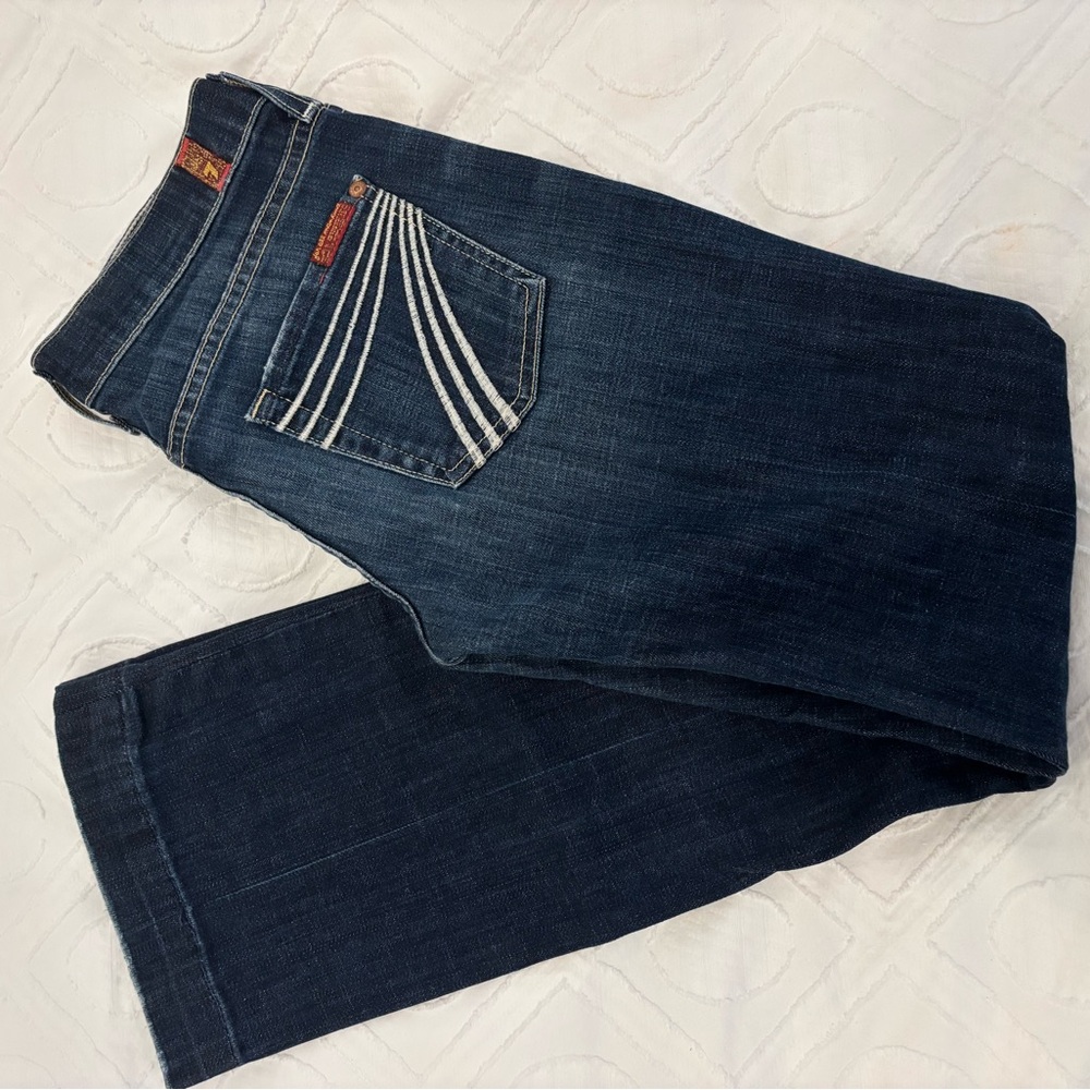 7 For All Mankind Indigo Wide Leg Dojos